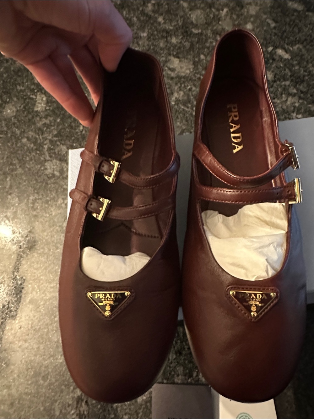 Prada Calzature Donna Mary Jane authentic with box and dust bags